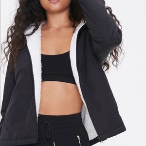 Forever 21 Active Faux Shearling Jacket